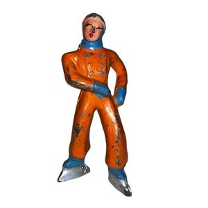 VINTAGE METAL BOY ICE SKATER